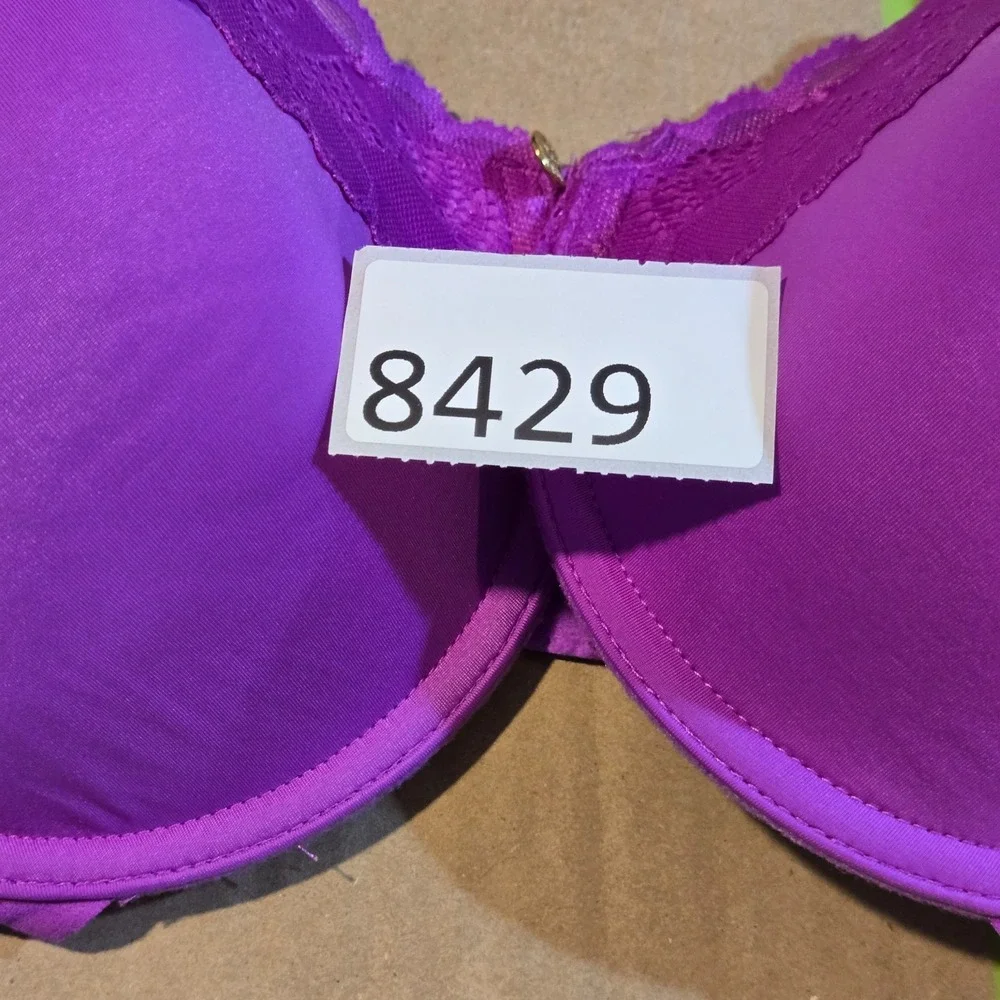 Natori 736044 Hidden Glamour Contour Underwire Bra Sz 32DD Sugar Plum NWT